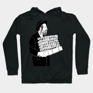 Orthodox Jew holding boxes full of eggs Hoodie